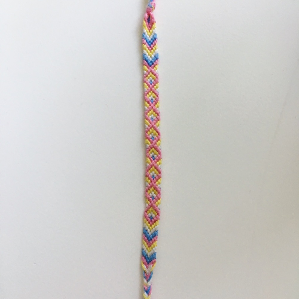Combined X and chevron friendship bracelet
